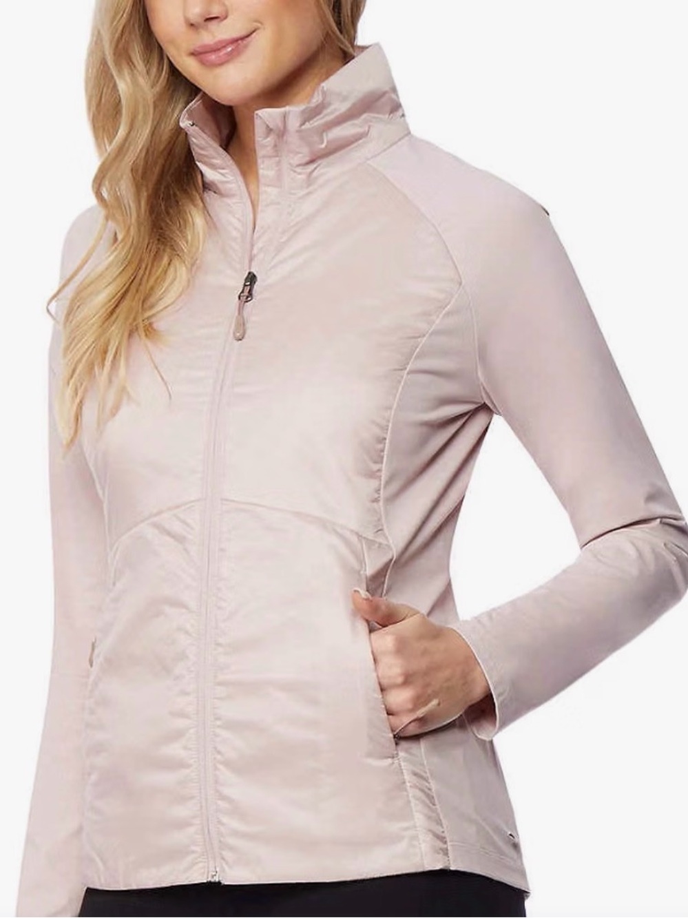 NWOT -32 Degrees Cool Lightweight Performance Jacket Blush Pink Size XL
